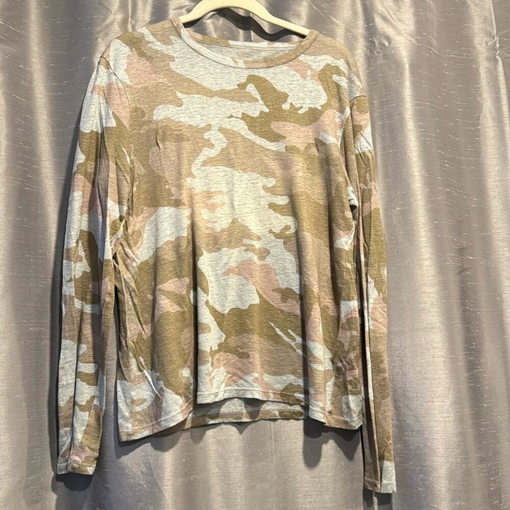 Zadig & Voltaire Camouflage Long Sleeve t-shirt Size Small